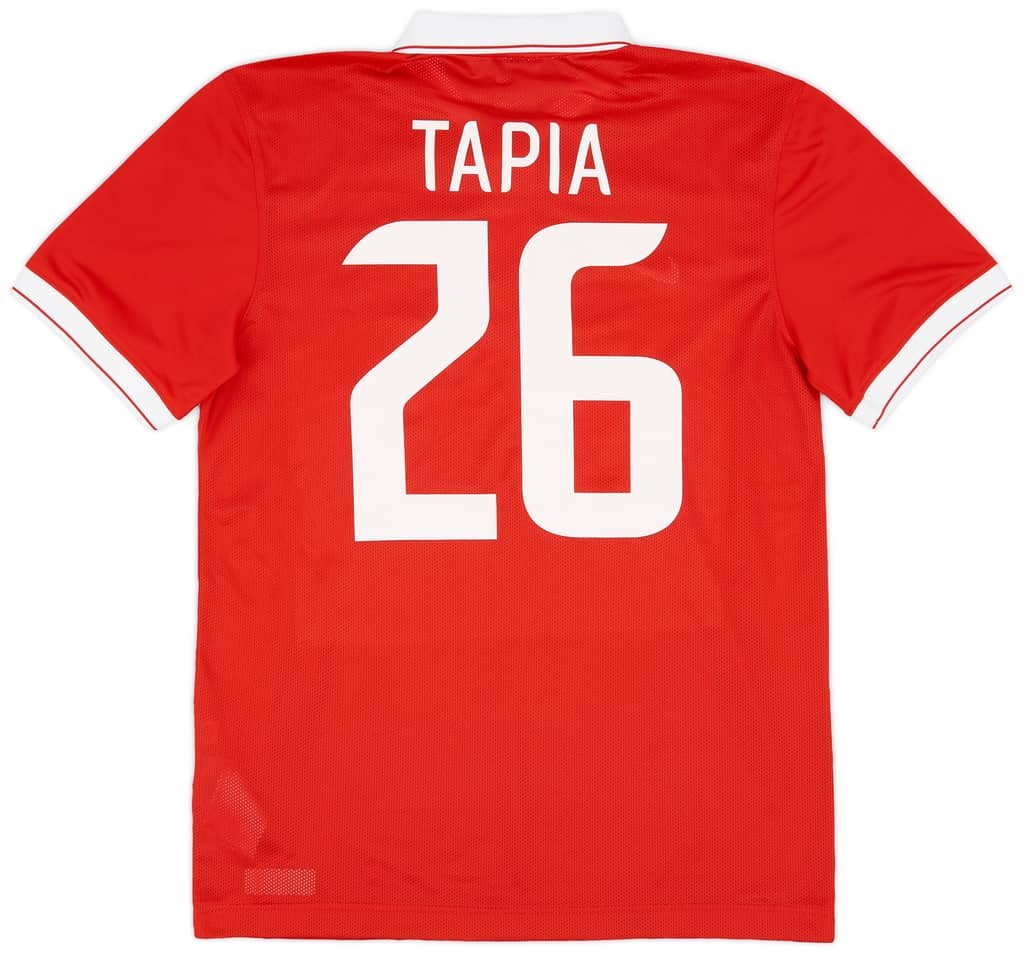 2014-15 FC Twente Match Issue Home Shirt Tapia #26