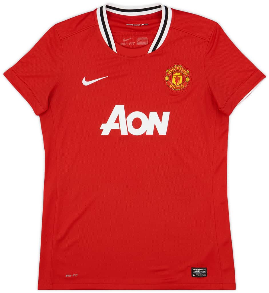 2011-12 Manchester United Home Shirt - 8/10 - (Women's M)