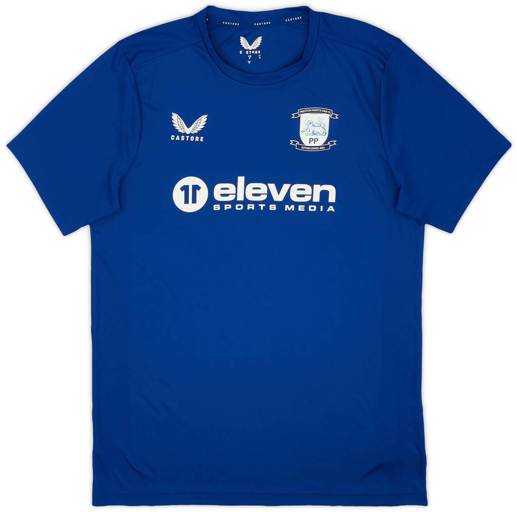 2023-24 Preston North End Castore Training Shirt - 8/10 - (M)
