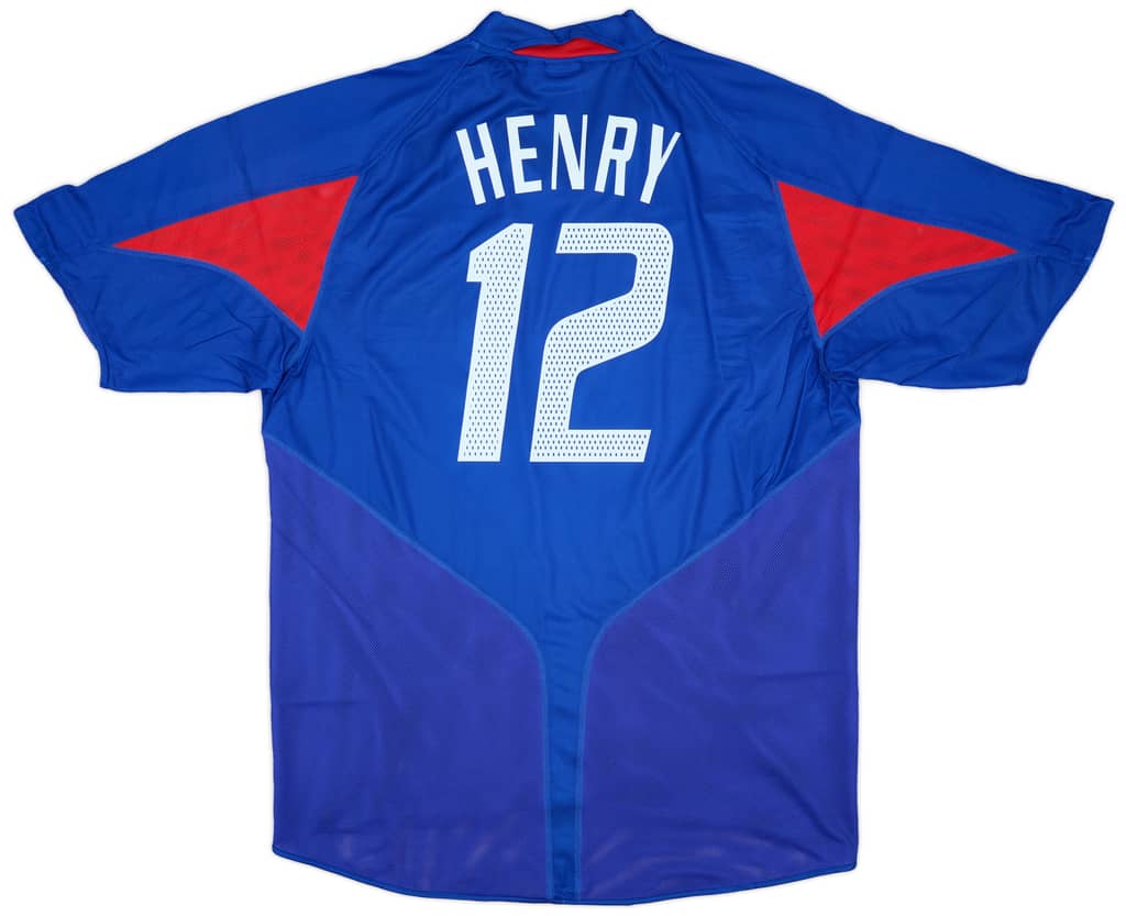 2004-06 France Home Shirt Henry #12 (XL)