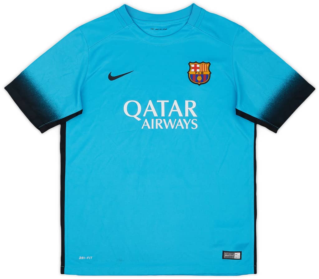 2015-16 Barcelona Third Shirt - 8/10 - (XL.Boys)