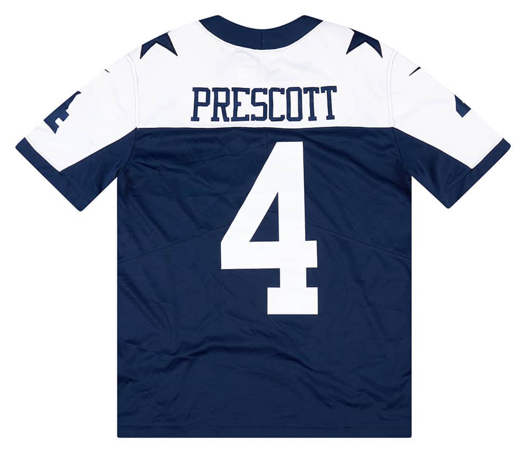 2016-20 Dallas Cowboys Prescott #4 Nike Limited Jersey (Alternate) L
