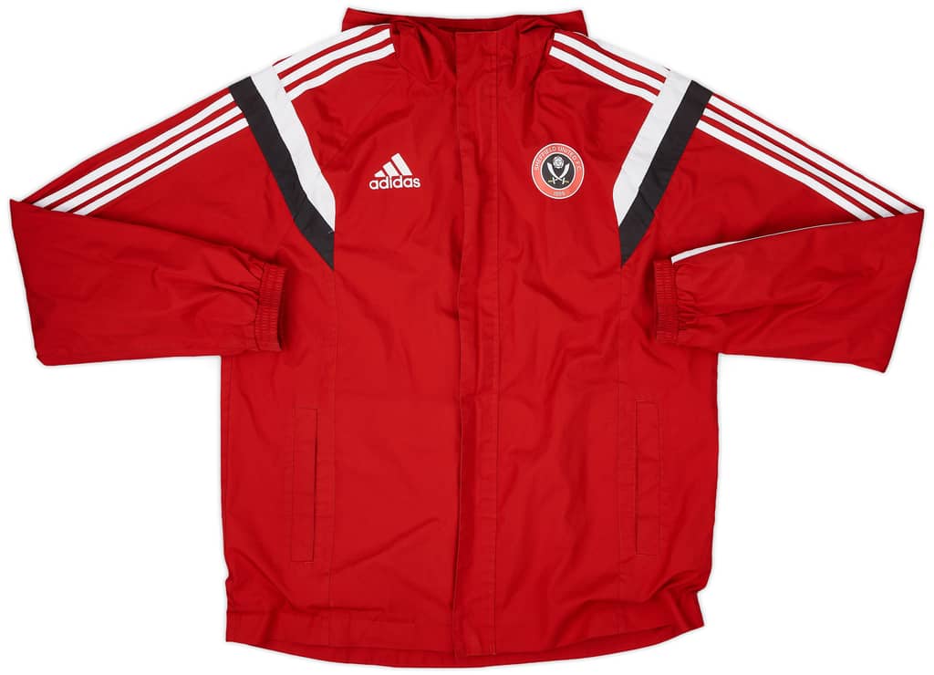 2014-15 Sheffield United adidas Rain Track Jacket - 9/10 - (M)