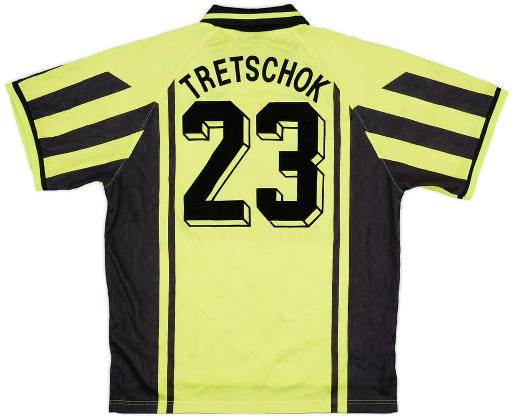1996-97 Borussia Dortmund Home Shirt Tretschok #23 - 9/10 - (XL)