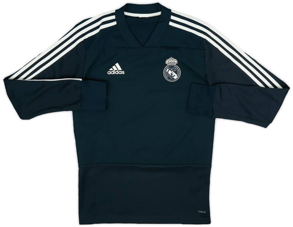 2019-20 Real Madrid adidas Training L/S Shirt - 9/10 - (S)