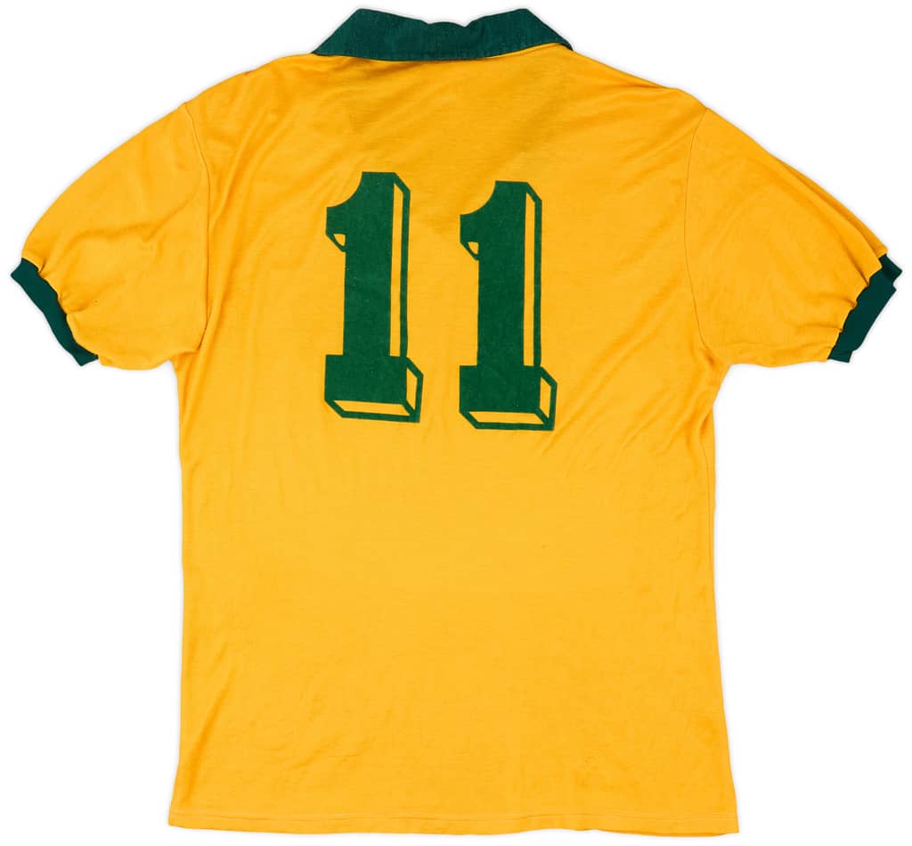 1985-88 Brazil Home Shirt #11 - 8/10 - (L)