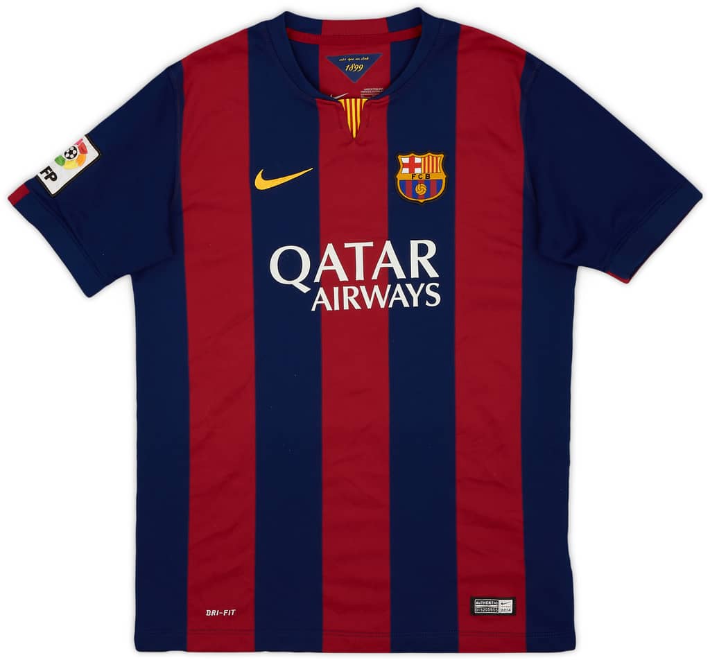 2014-15 Barcelona Home Shirt - 7/10 - (XL.Boys)