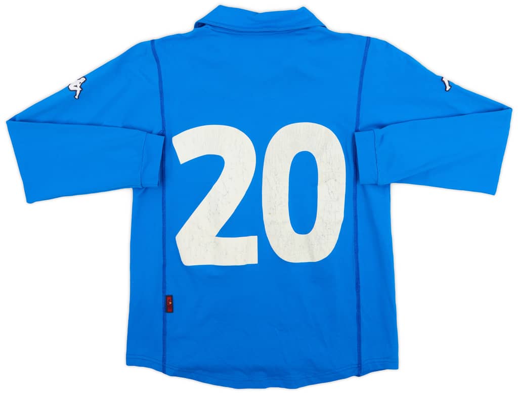 2001 Italy Women's Home L/S Shirt #20 - 5/10 - (Women's M)