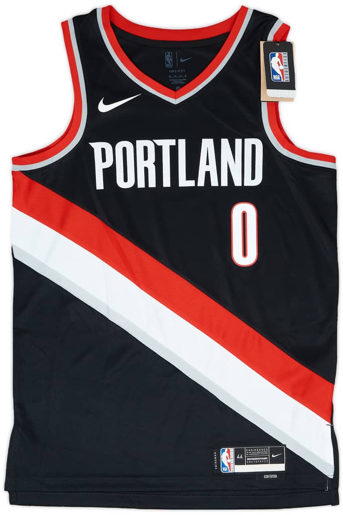 2017-23 Portland Trail Blazers Lillard #0 Nike Swingman Away Jersey (M)