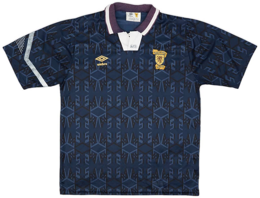 1991-94 Scotland Home Shirt - 7/10 - (L)