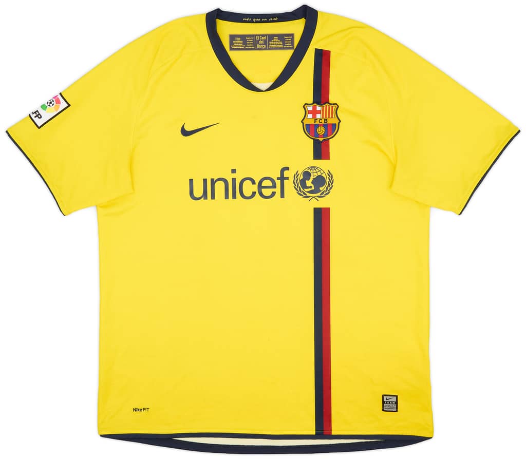 2008-10 Barcelona Away Shirt Messi #10 - 7/10 - (XL)