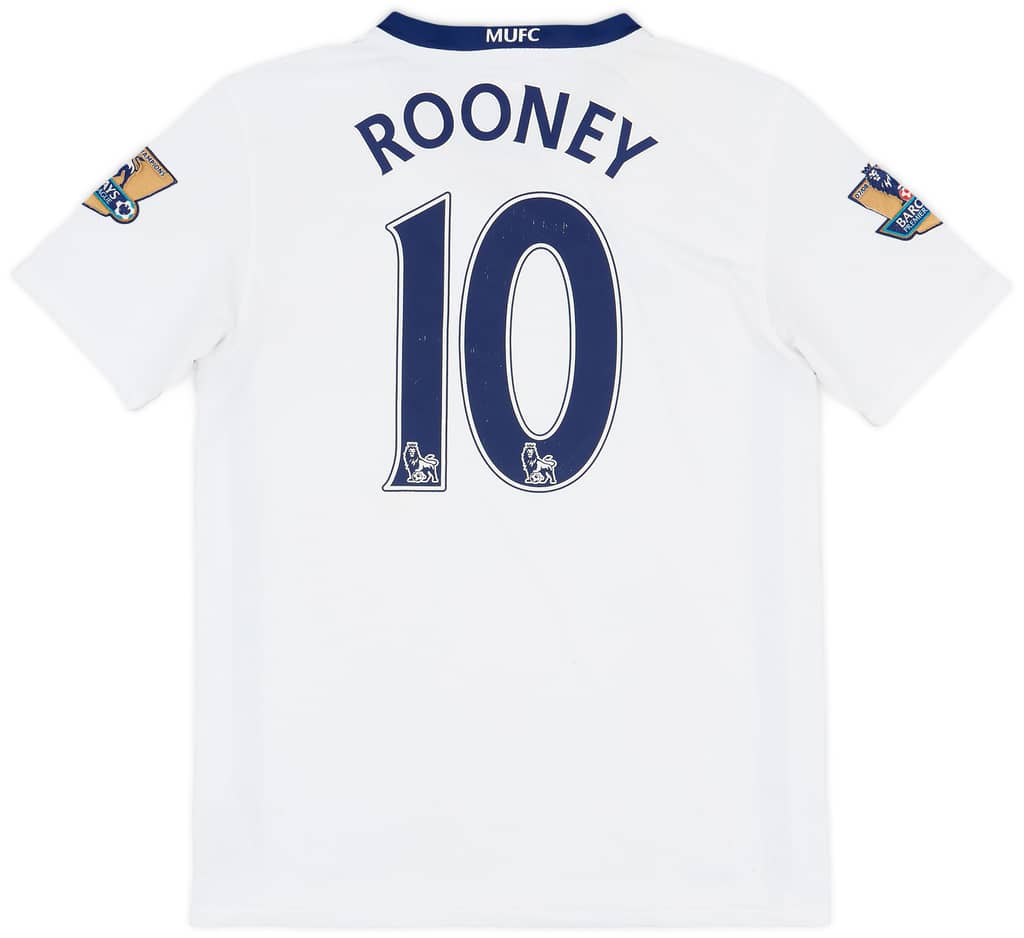 2008-10 Manchester United Away Shirt Rooney #10 - 6/10 - (XL.Boys)