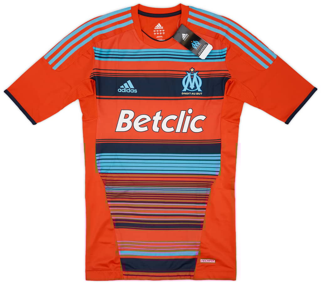 2011-12 Olympique Marseille Player Issue TechFit Third Shirt Lucho #8 (L)