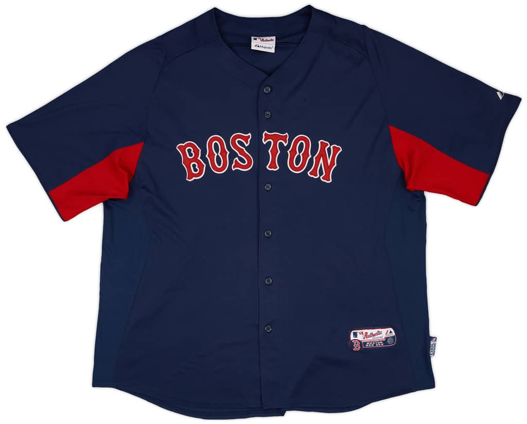 2011 Boston Red Sox Majestic Batting Practice Jersey - 7/10 - (XL)