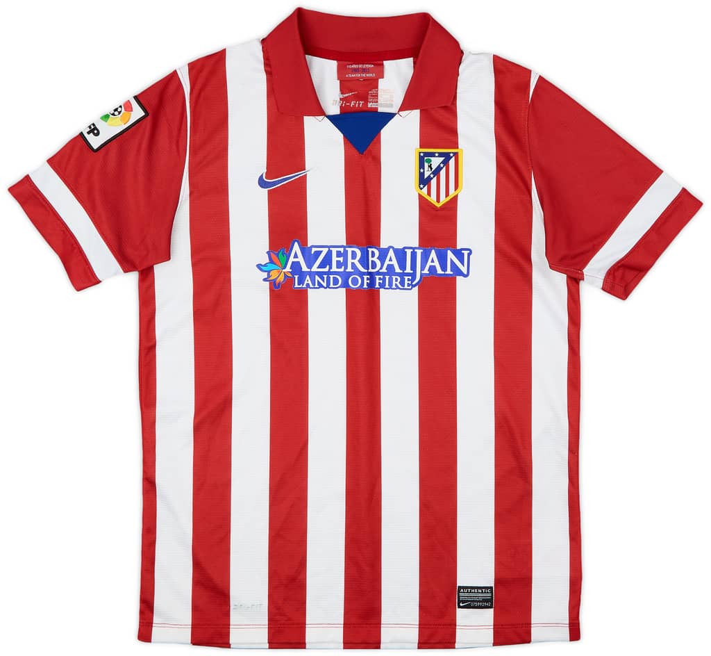 2013-14 Atletico Madrid Home Shirt - 8/10 - (XL.Boys)