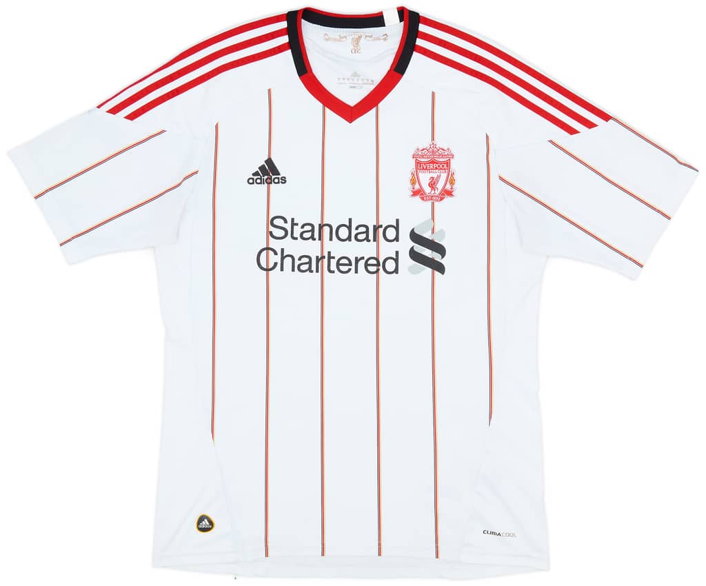 2010-11 Liverpool Away Shirt Gerrard #8 - 7/10 - (M)