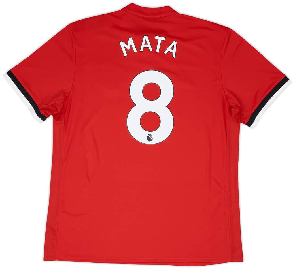 2017-18 Manchester United Home Shirt Mata #8 (XL)