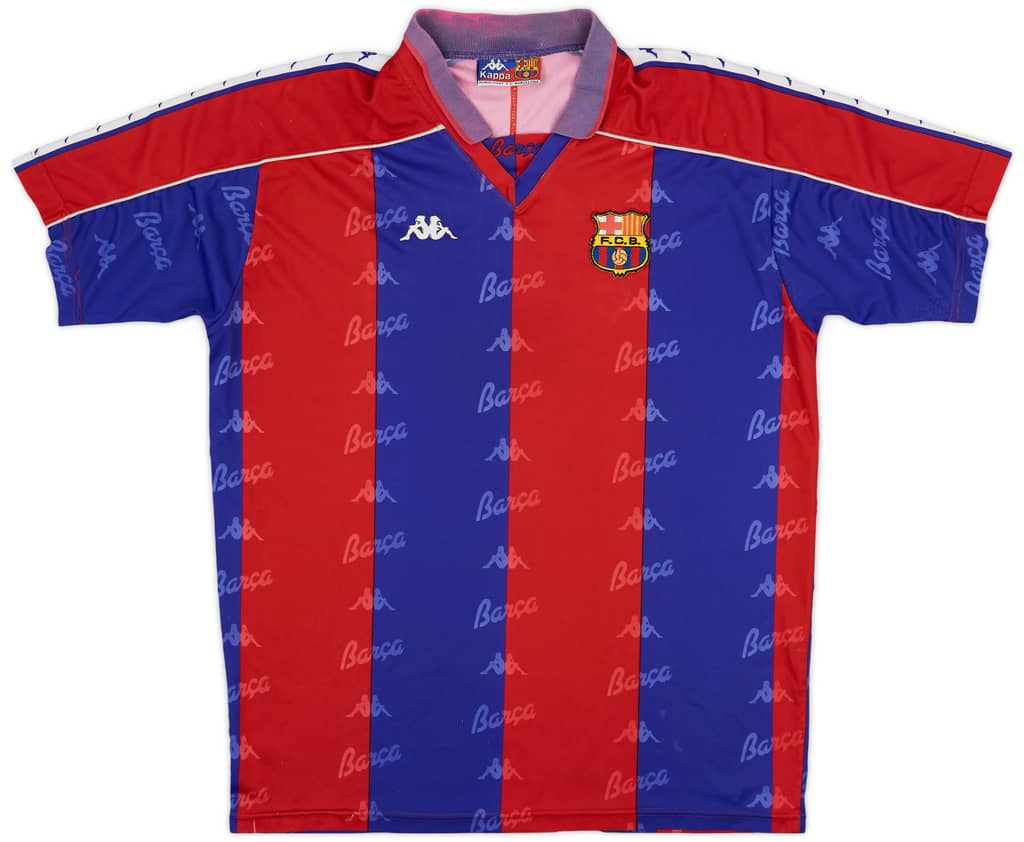 1992-95 Barcelona Home Shirt - 6/10 - (XL)