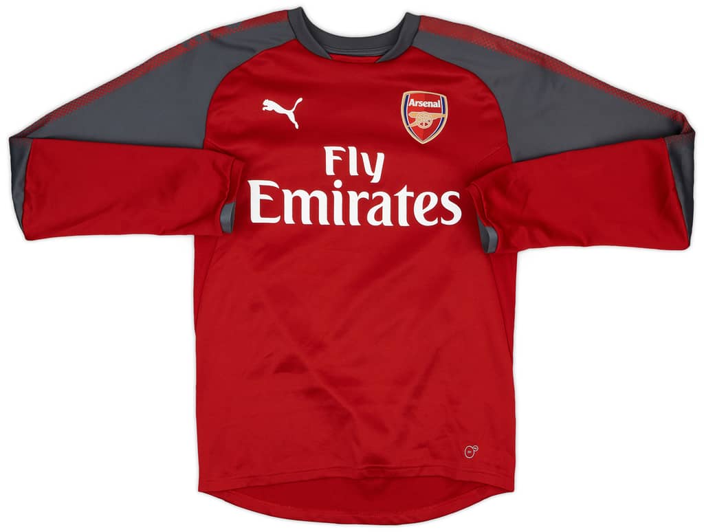 2017-18 Arsenal Puma Drill Top - 9/10 - (S)