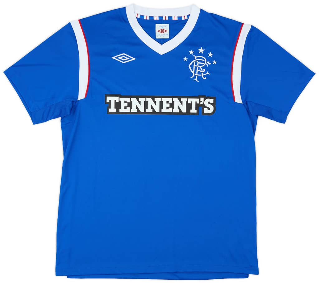 2011-12 Rangers Match Issue European Home Shirt Edu #7