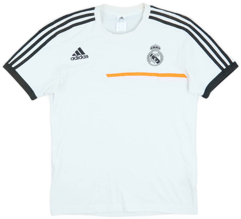 2013-14 Real Madrid adidas Cotton Tee - 8/10 - (S)