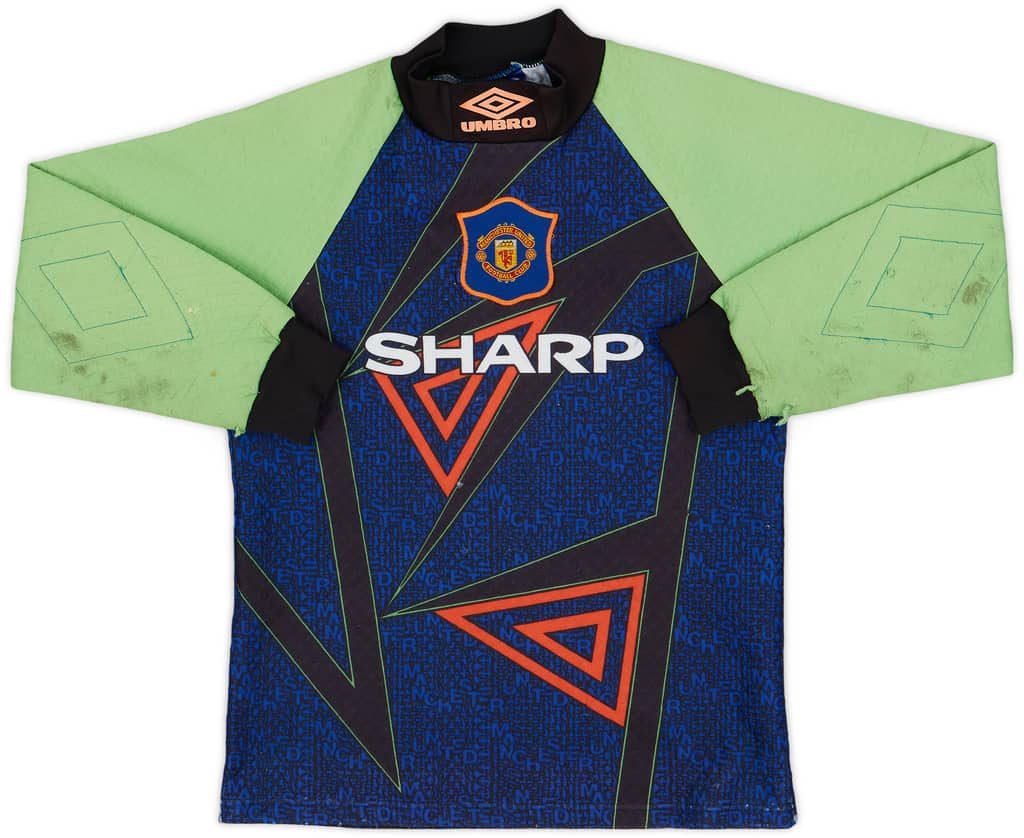 1994-96 Manchester United GK Shirt - 5/10 - (L.Boys)