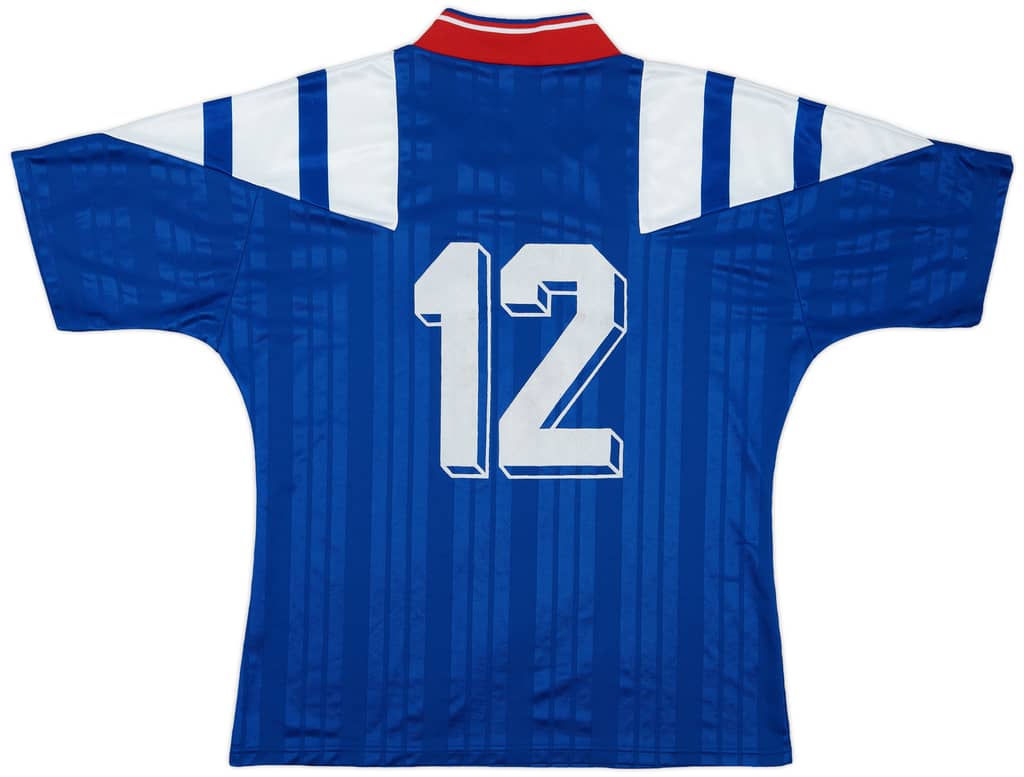 1992-94 Rangers Home Shirt #12 - 8/10 - (L)