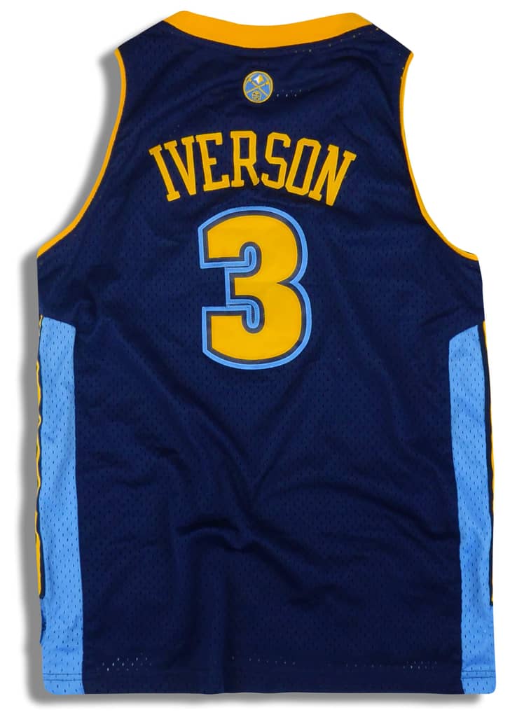 2006-08 Denver Nuggets Iverson #3 adidas Swingman Jersey (Alternate) Y