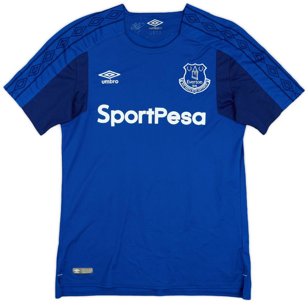 2017-18 Everton Home Shirt Baines #3 - 6/10 - (M)