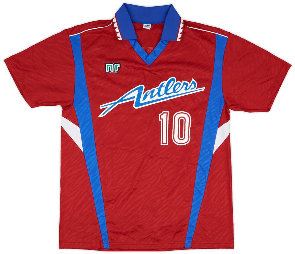 1992 Kashima Antlers Home Shirt #10 - 9/10 - (L)