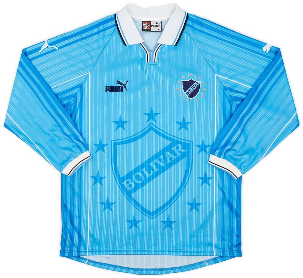 2001 Club Bolivar Home L/S Shirt - 9/10 - (M)