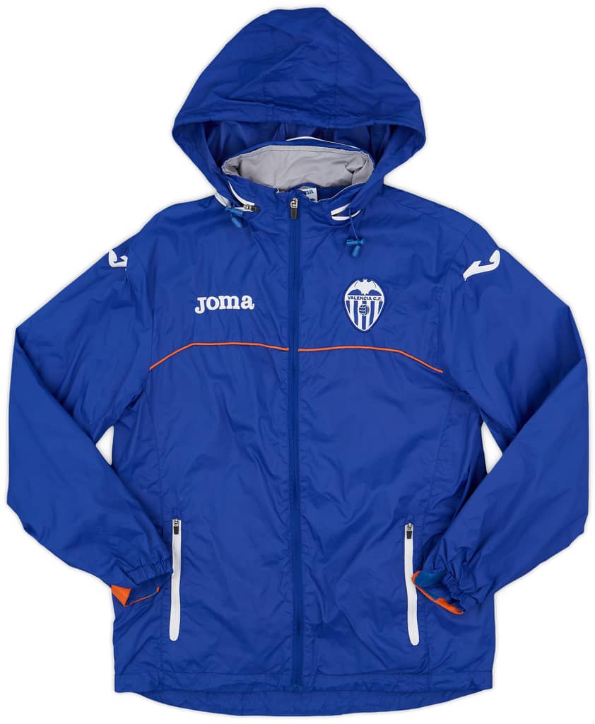 2013-14 Valencia Joma Hooded Rain Jacket - 8/10 - (S)