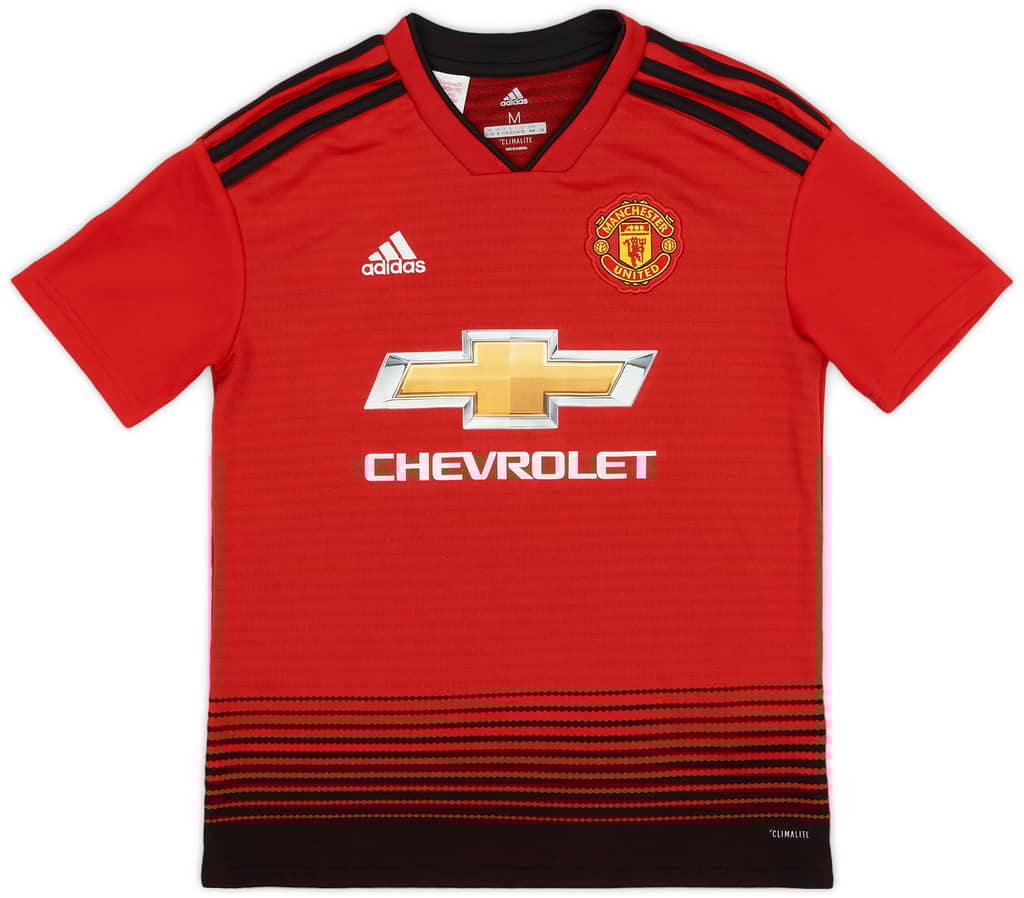 2018-19 Manchester United Home Shirt - 8/10 - (M.Boys)
