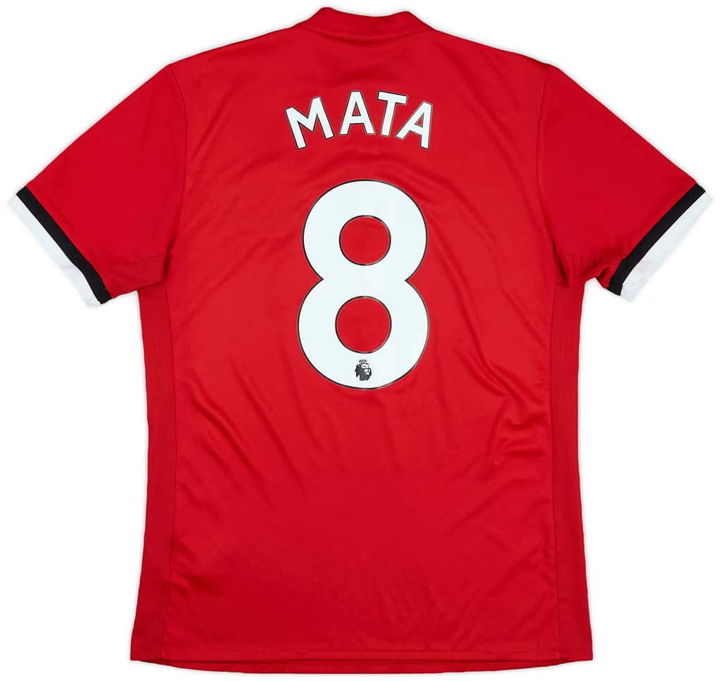 2017-18 Manchester United Home Shirt Mata #8 - 6/10 - (M)