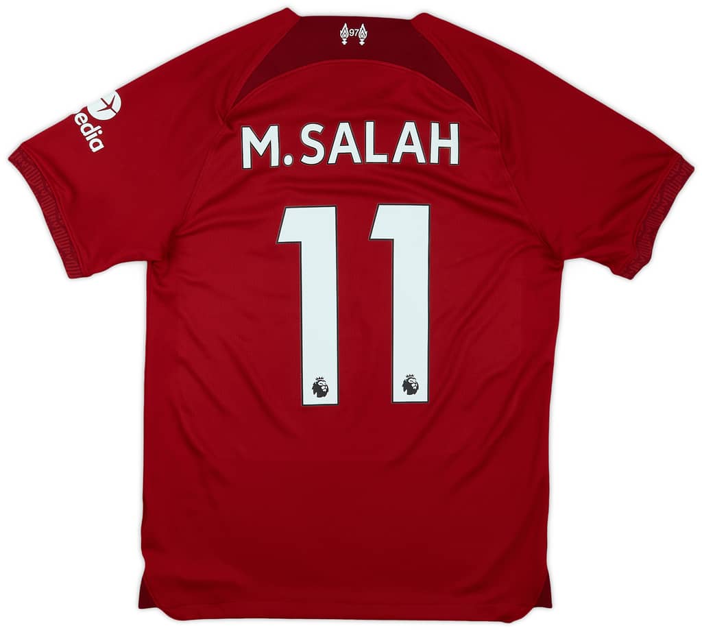 2022-23 Liverpool Home Shirt M.Salah #11 - 9/10 - (S)