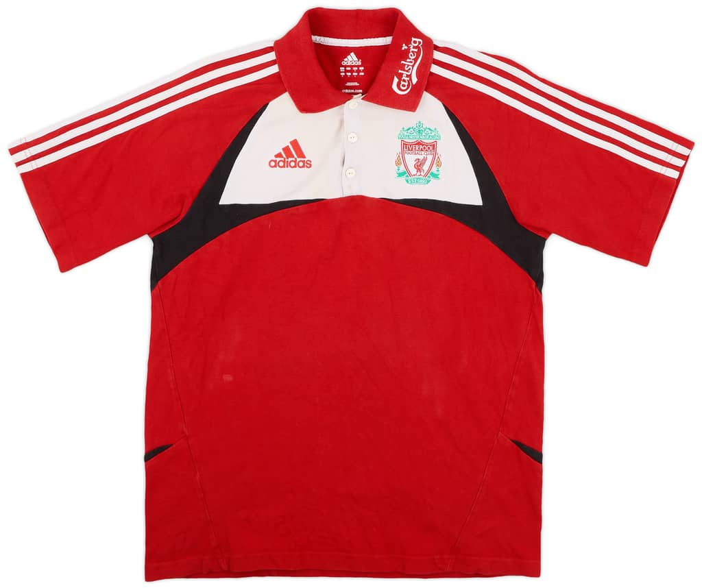 2007-08 Liverpool adidas Polo Shirt - 6/10 - (M)