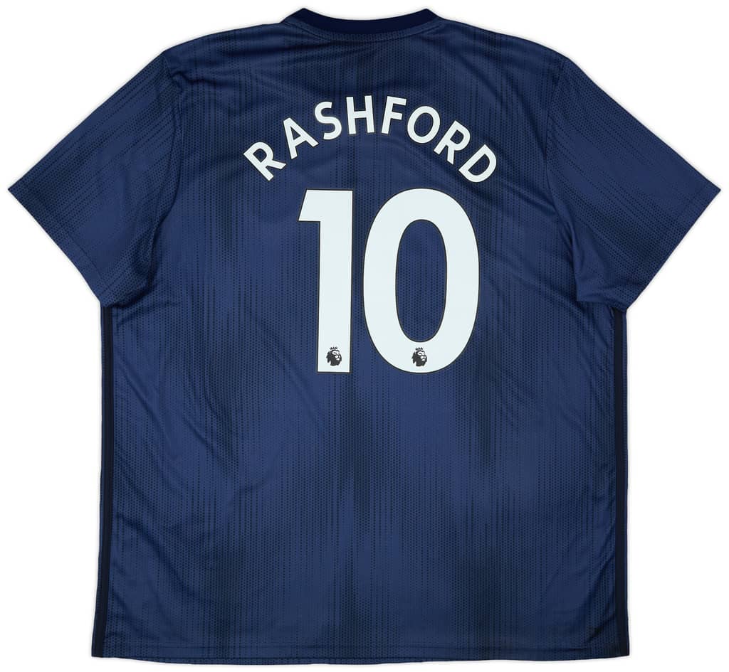 2018-19 Manchester United Third Shirt Rashford #10 - 9/10 - (XXL)