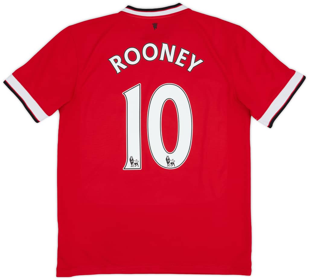 2014-15 Manchester United Home Shirt Rooney #10 - 6/10 - (M)
