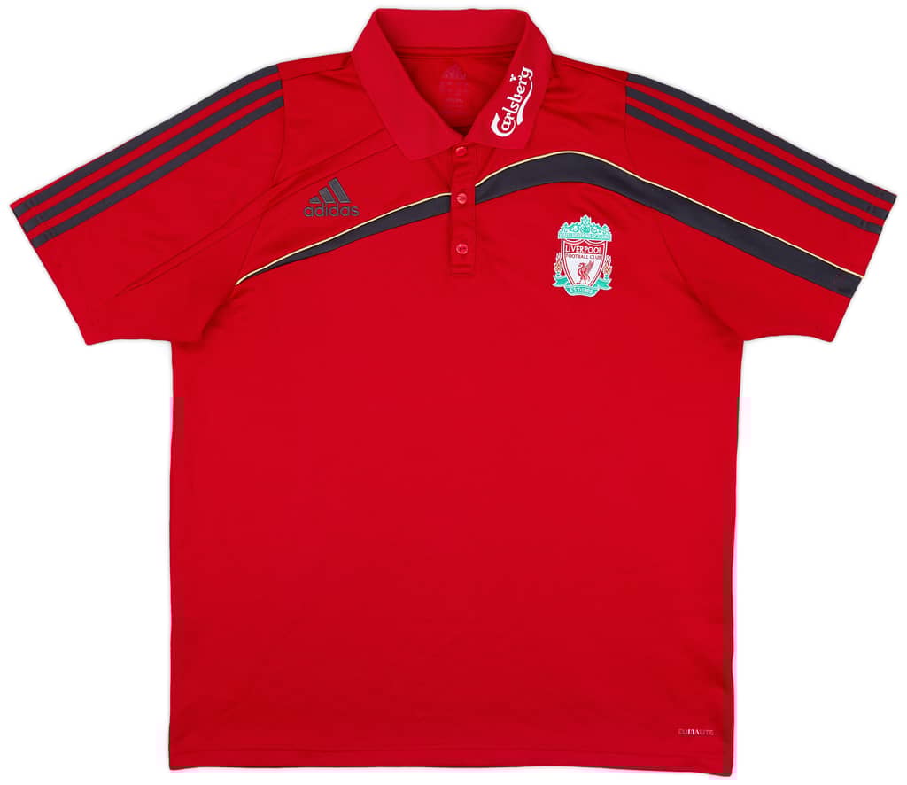 2009-10 Liverpool adidas Polo Shirt - 9/10 - (XL)