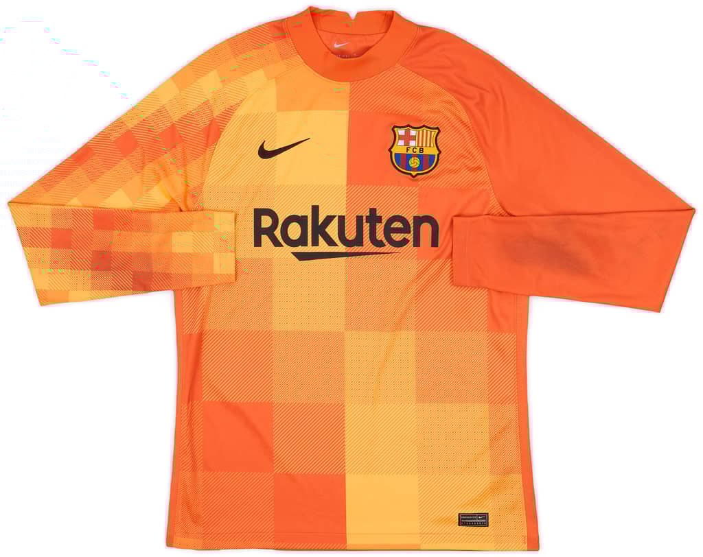 2021-22 Barcelona GK Shirt - 7/10 - (M)