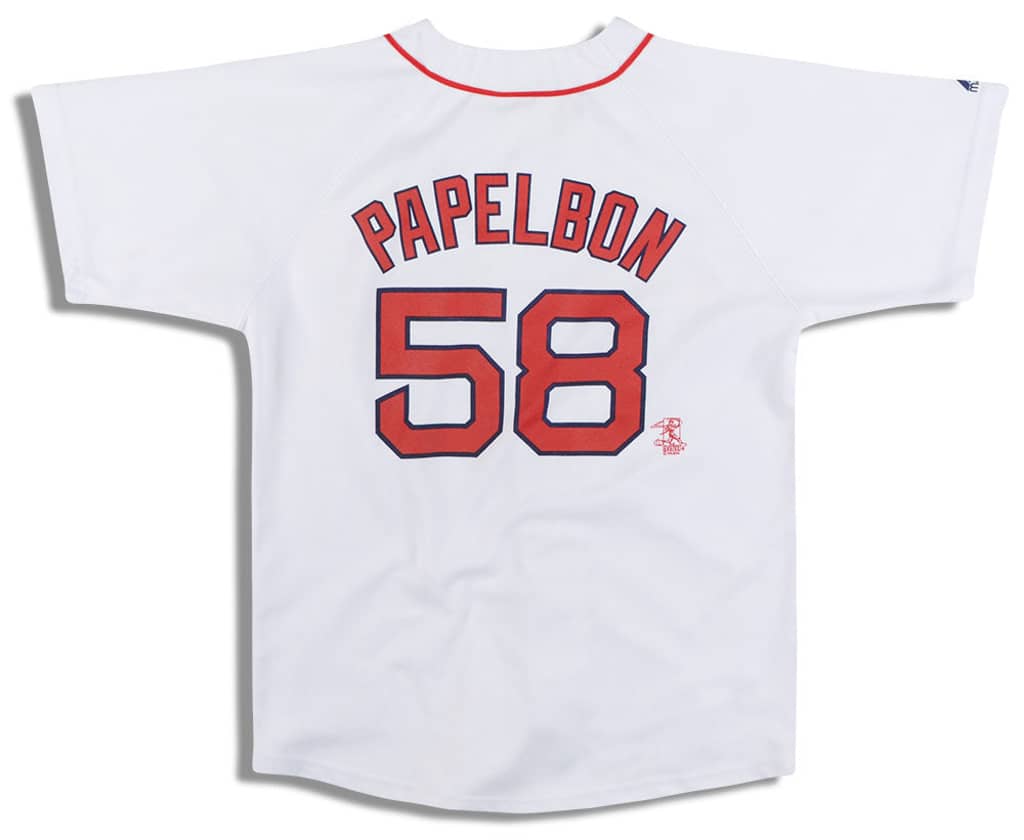 2005-08 Boston Red Sox Papelbon #58 Majestic Jersey (Home) Y