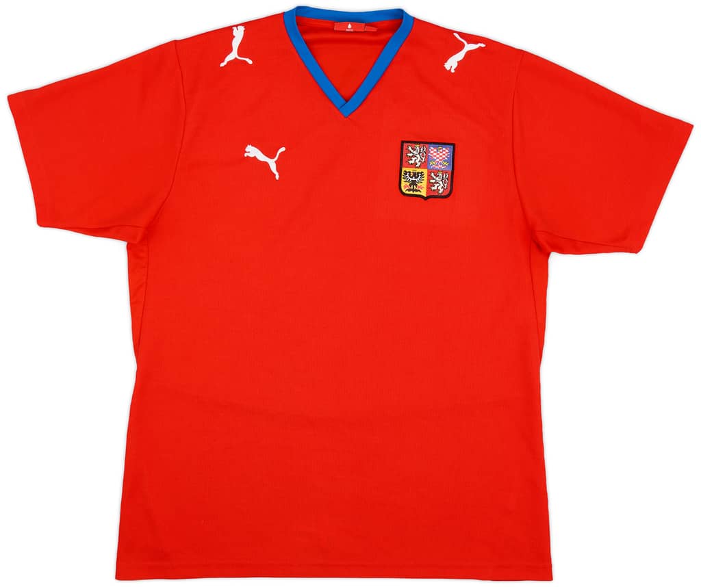2008-09 Czech Republic Basic Home Shirt - 9/10 - (L)