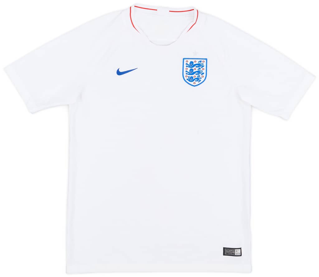 2018-19 England Home Shirt - 5/10 - (XL.Boys)