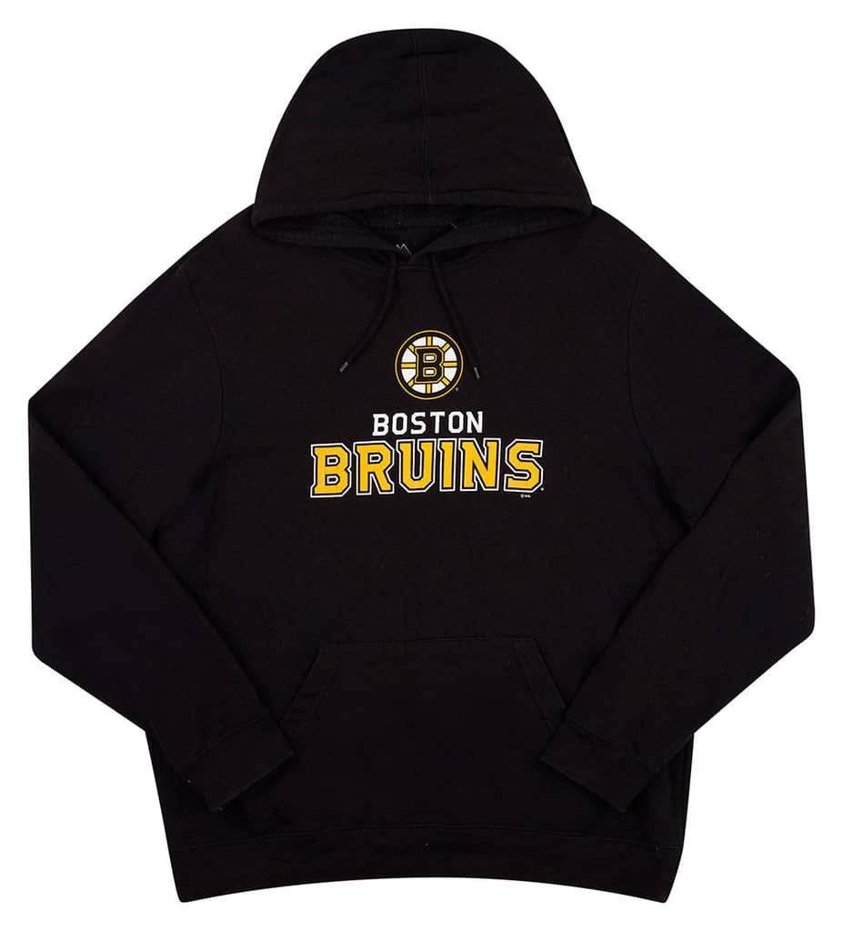 2018 Boston Bruins Majestic Hooded Sweat Top L