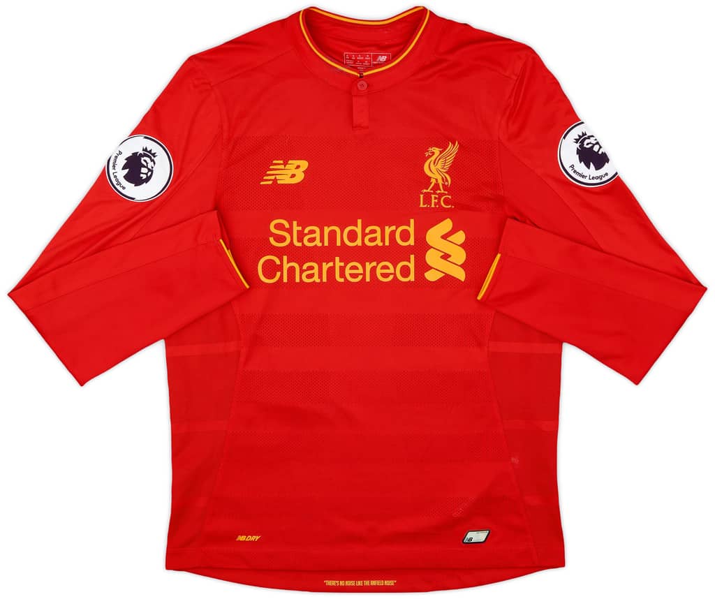 2016-17 Liverpool Home L/S Shirt Mane #19 - 7/10 - (S)