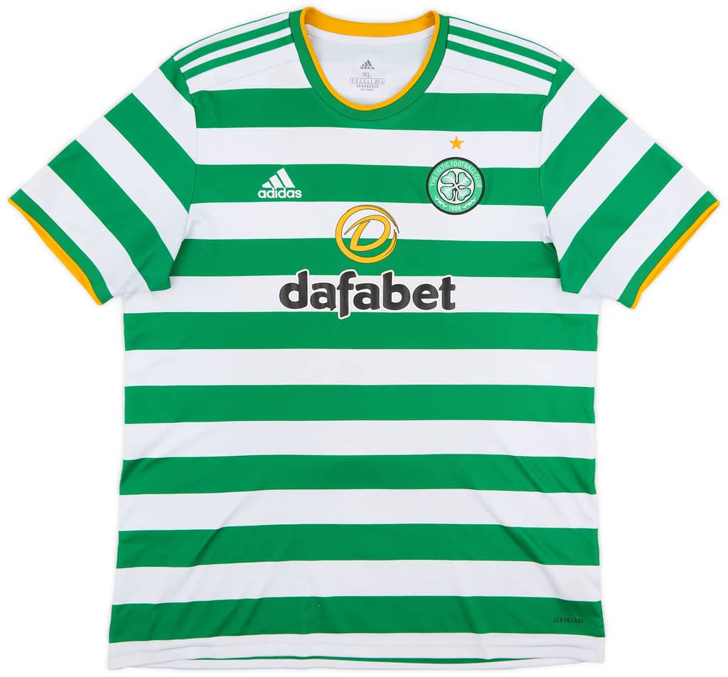 2020-21 Celtic Home Shirt - 7/10 - (XL)