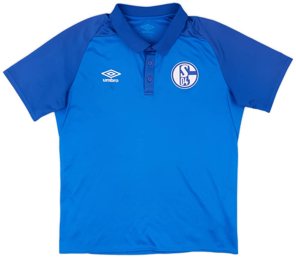 2018-19 Schalke Umbro Polo Shirt - 7/10 - (M)