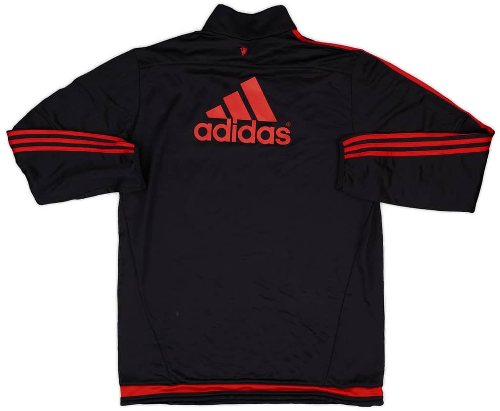 2015-16 Manchester United adidas 1/4 Zip Drill Top - 7/10 - (L)