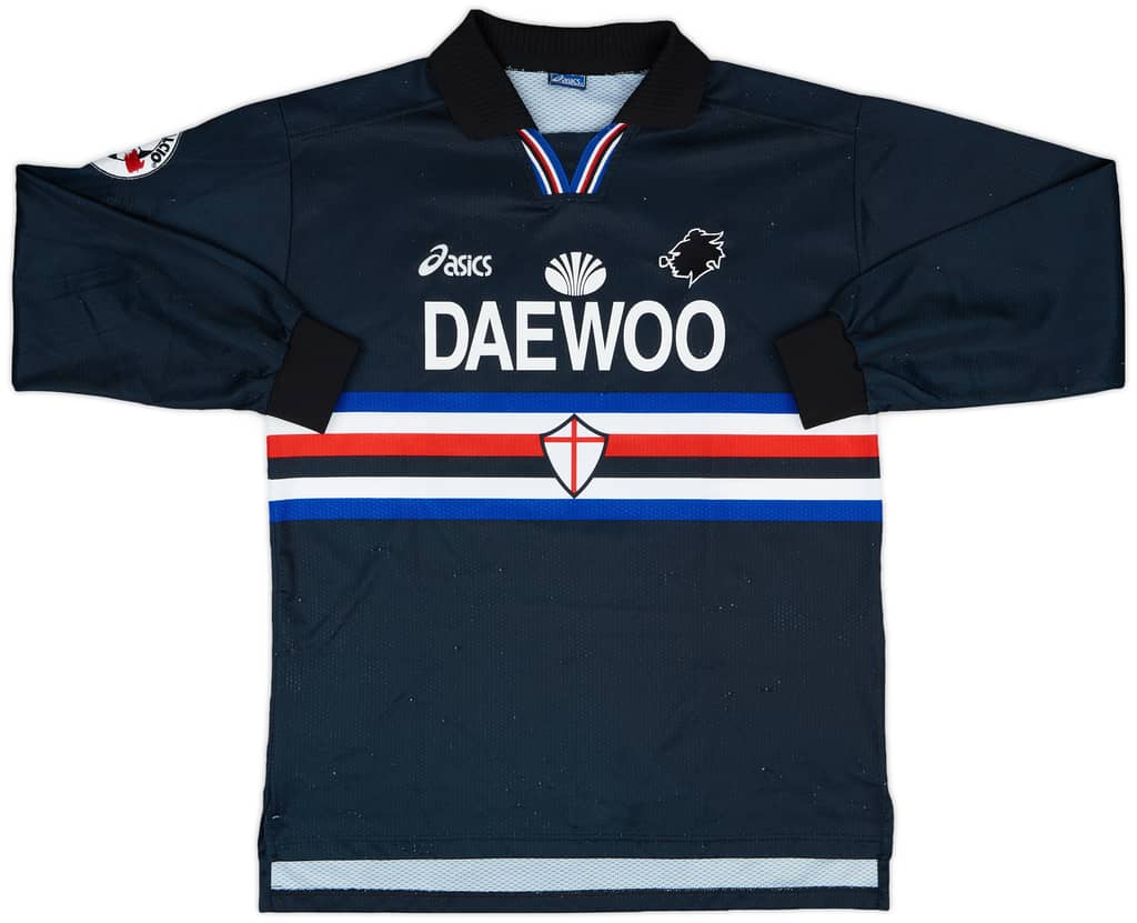 1997-98 Sampdoria Match Issue Third L/S Shirt Matute #10