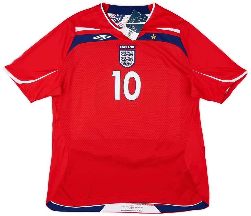 2008-10 England Away Shirt Owen #10 (Women's XXL)